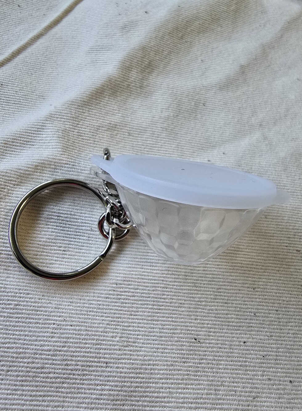 Tupperware Prism Bowl Keychain
